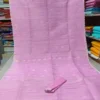 Pink Work Traditional Soft Jamdani Saree-জামদানী শাড়ী - Image 2
