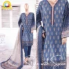 3 Piece Stitched Embroidered Suit | Bin-ST-03