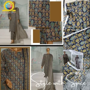 3 Piece Unstitched - Platinum Co-ords Digital Printed Suit