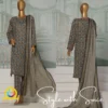 3 Piece Unstitched - Platinum Co-ords Digital Printed Suit - Image 2