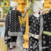 3 PC J. BLACK JACQUARD UNSTITCHED | JLAWN-UN-03 - Image 2