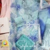 3 PC Embroidered & Embellished Printed Organza Shirt | NU-UN-COSMOS - Image 4