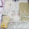 3 Piece Semi-Stitched Fancy Embroidered Chiffon Shirt | CALA-UN-04 - Image 2