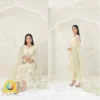 3 Piece Semi-Stitched Fancy Embroidered Chiffon Shirt | CALA-UN-04 - Image 3