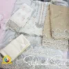 3 Piece Semi-Stitched Fancy Embroidered Chiffon Shirt | CALA-UN-06 - Image 3