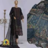 Bin Saeed 3 Piece Luxury Frock Style Suit