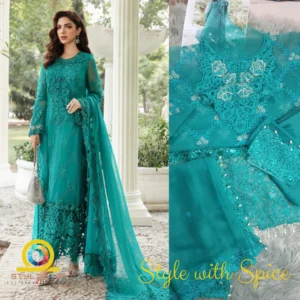 3 Piece Unstitched Chiffon Fancy | CF-UN-09