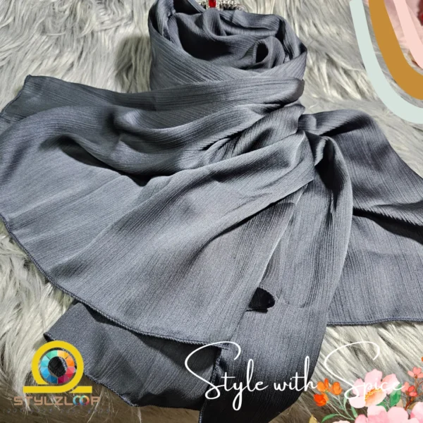 Muna Silk Hijab 72x30 Inches| Muna-HJ-01 - Image 7