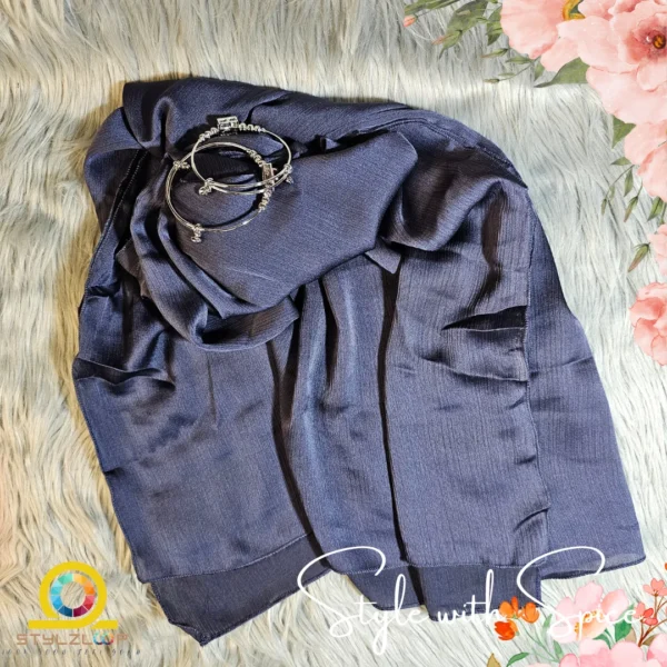 Muna Silk Hijab 72x30 Inches| Muna-HJ-01 - Image 5