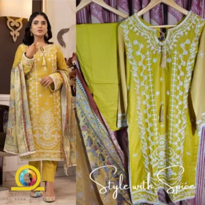 BAHAR Stitched Festive Lawn 2024 BY READY WEAR