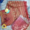 3 PC J. Maroon Jacquard Stitched | JLAWN-ST-06 - Image 3