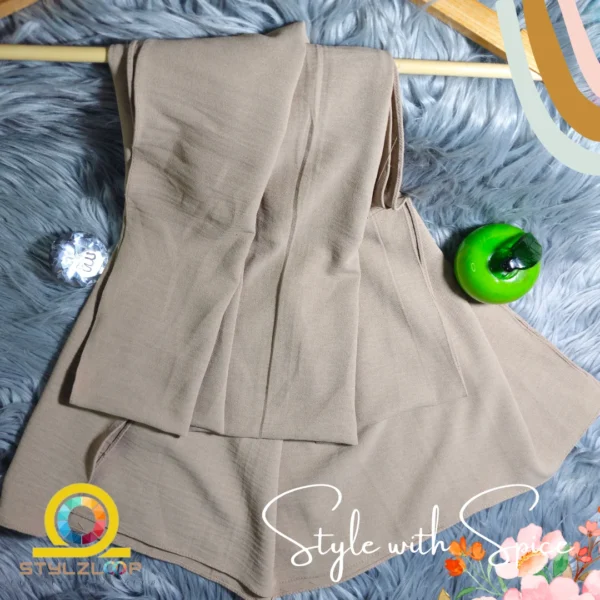 CY Crinkle Hijab 80x30 Inches| CY-HJ-02 - Image 3